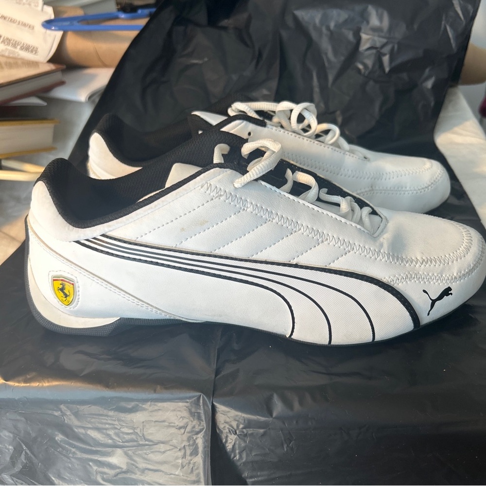 COPY - Puma leather Ferrari SFRoma white sneakers size 11